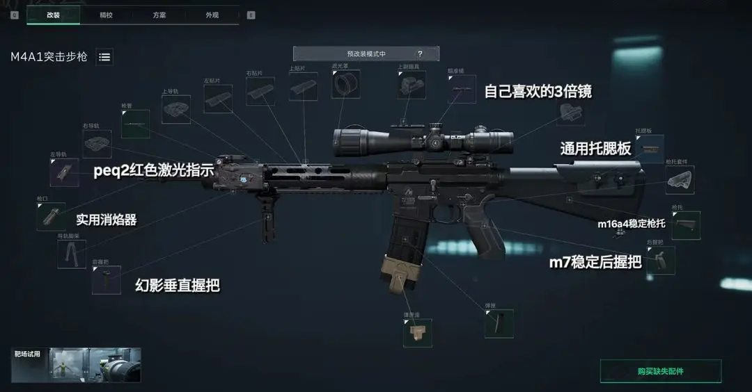 三角洲行动M4A1史诗级改装攻略:打造专属顶级枪械_图片1 三角洲行动M4A1史诗级改装攻略:打造专属顶级枪械_图片1